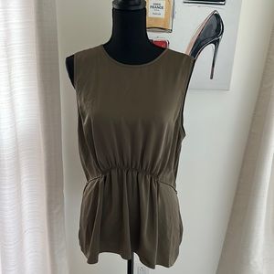 Aritzia blouse, size large, satin material